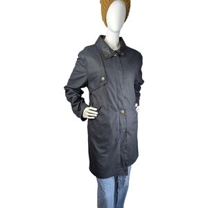 Vintage Rigor Of Newfoundland Jacket, Waxed Cotton & Leather Collar